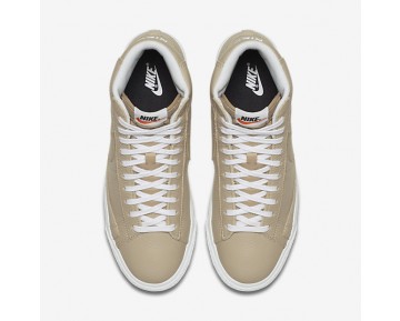 Chaussure Nike Blazer Mid Premium 09 Pour Homme Lifestyle Lin/Gomme Marron Clair/Blanc Sommet_NO. 429988-202