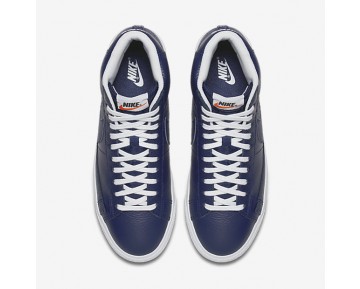 Chaussure Nike Blazer Mid Premium 09 Pour Homme Lifestyle Bleu Binaire/Noir/Gomme Marron Clair/Blanc_NO. 429988-402