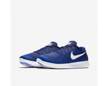 Chaussure Nike Free Rn 2017 Pour Homme Running Bleu Royal Profond/Jaillir/Vert Ombre/Blanc_NO. 880839-401