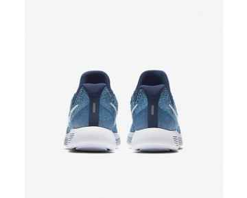 Chaussure Nike Lunarepic Low Flyknit 2 Pour Homme Running Bleu Binaire/Bleu Chlorine/Brouillard D'Océan/Blanc_NO. 863779-402