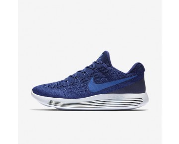 Chaussure Nike Lunarepic Low Flyknit 2 Pour Homme Running Bleu Royal Profond/Bleu Souverain/Bleu Moyen_NO. 863779-400
