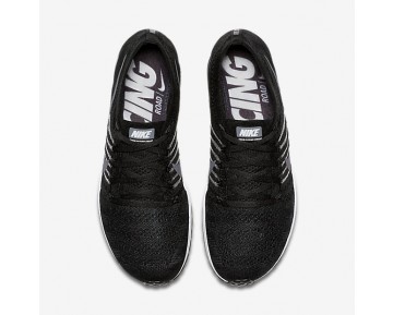 Chaussure Nike Zoom Flyknit Streak Pour Homme Running Noir/Blanc/Gris Foncé_NO. 835994-010