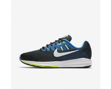 Chaussure Nike Air Zoom Structure 20 Pour Homme Running Noir/Bleu Photo/Vert Ombre/Blanc_NO. 849574-004
