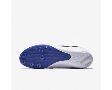 Chaussure Nike Zoom Rival M 8 Pour Homme Running Blanc/Bleu Coureur/Noir_NO. 806555-100
