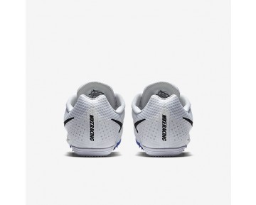 Chaussure Nike Zoom Rival M 8 Pour Homme Running Blanc/Bleu Coureur/Noir_NO. 806555-100