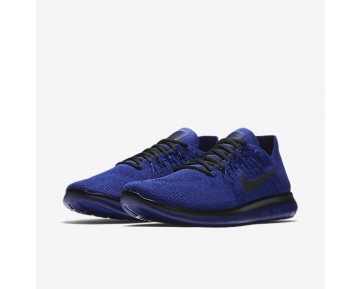 Chaussure Nike Lab Gyakusou Free Rn Flyknit 2017 Pour Homme Running Bleu Royal Profond/Bleu Royal Profond/Noir_NO. 883287-400