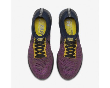 Chaussure Nike Lab Air Zoom All Out Flyknit Pour Homme Running Bleu Marine Collège/Mauve Vif/Flak Olive/Noir_NO. 881679-400