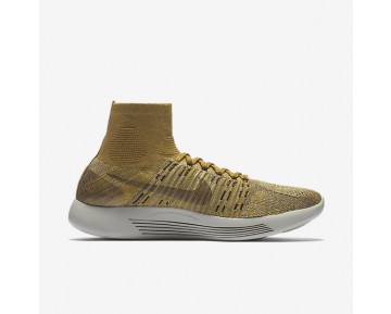 Chaussure Nike Lab Lunarepic Flyknit Pour Homme Running Beige Doré/Or Minéral/Champignon Foncé/Noir_NO. 831111-200