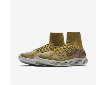 Chaussure Nike Lab Lunarepic Flyknit Pour Homme Running Beige Doré/Or Minéral/Champignon Foncé/Noir_NO. 831111-200
