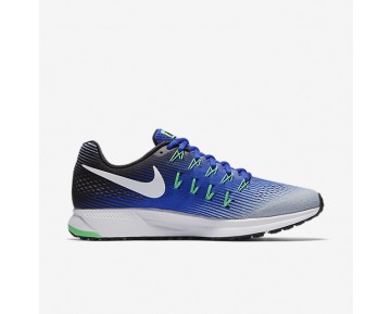 Chaussure Nike Air Zoom Pegasus 33 Pour Homme Running Bleu Souverain/Gris Loup/Noir/Blanc_NO. 831352-008