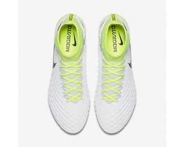 Chaussure Nike Magista Obra Ii Fg Pour Homme Football Blanc/Volt/Platine Pur/Noir_NO. 844595-109
