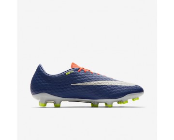 Chaussure Nike Hypervenom Phelon 3 Fg Pour Homme Football Bleu Royal Profond/Cramoisi Total/Zeste D'Agrumes/Chrome_NO. 852556-409