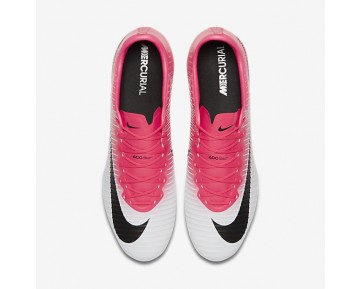 Chaussure Nike Mercurial Vapor Xi Fg Pour Homme Football Rose Coureur/Blanc/Noir_NO. 831958-601