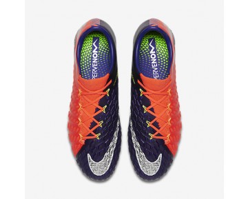 Chaussure Nike Hypervenom Phantom 3 Fg Pour Homme Football Bleu Royal Profond/Cramoisi Total/Zeste D'Agrumes/Chrome_NO. 852567-409
