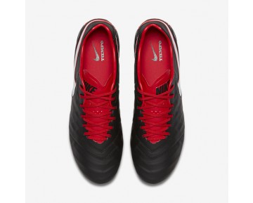 Chaussure Nike Tiempo Legend Vi Fg Pour Homme Football Noir/Rouge Université/Blanc/Blanc_NO. 819177-016