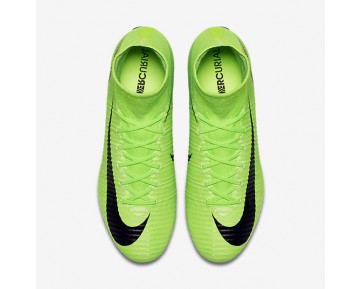 Chaussure Nike Mercurial Superfly V Dynamic Fit Sg-Pro Anti-Clog Pour Homme Football Vert Électrique/Vert Ombre/Blanc/Noir_NO. 889286-303