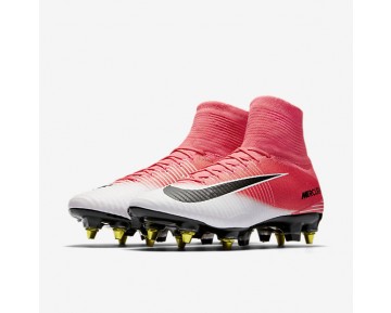 Chaussure Nike Mercurial Superfly V Dynamic Fit Sg-Pro Anti-Clog Pour Homme Football Rose Coureur/Blanc/Noir_NO. 889286-601