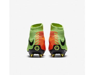 Chaussure Nike Hypervenom Phantom 3 Df Sg-Pro Anti-Clog Pour Homme Football Vert Électrique/Hyper Orange/Volt/Noir_NO. 899982-306