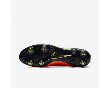 Chaussure Nike Hypervenom Phantom 3 Sg-Pro Anti-Clog Pour Homme Football Vert Électrique/Hyper Orange/Volt/Noir_NO. 889285-303
