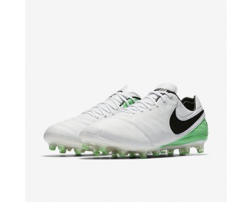Chaussure Nike Tiempo Legend Vi Ag-Pro Pour Homme Football Blanc/Vert Electro/Noir_NO. 844593-103