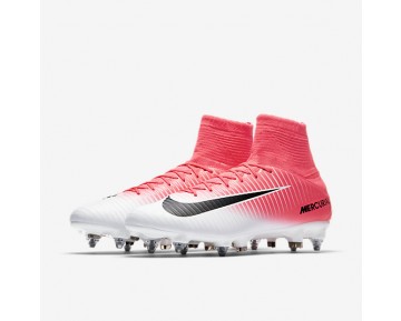 Chaussure Nike Mercurial Veloce Iii Dynamic Fit Sg-Pro Pour Homme Football Rose Coureur/Blanc/Noir_NO. 831962-601