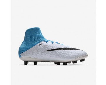 Chaussure Nike Hypervenom Phatal 3 Df Ag-Pro Pour Homme Football Blanc/Bleu Photo/Bleu Chlorine/Noir_NO. 860644-104