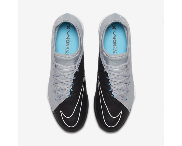 Chaussure Nike Hypervenomx Finale Ii Tf Pour Homme Football Gris Loup/Bleu Chlorine/Noir_NO. 852573-004