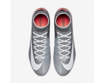 Chaussure Nike Mercurial Superfly V Fg Pour Homme Football Gris Loup/Platine Pur/Infrarouge/Blanc_NO. 852512-010