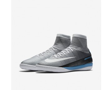 Chaussure Nike Mercurialx Proximo Ii Ic Pour Homme Football Gris Loup/Platine Pur/Bleu Laser/Blanc_NO. 831976-010