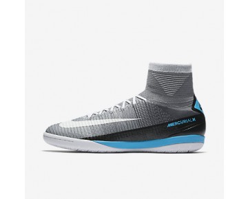 Chaussure Nike Mercurialx Proximo Ii Ic Pour Homme Football Gris Loup/Platine Pur/Bleu Laser/Blanc_NO. 831976-010