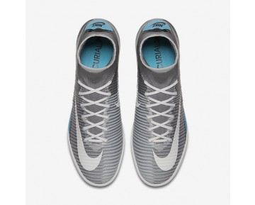 Chaussure Nike Mercurialx Proximo Ii Tf Pour Homme Football Gris Loup/Platine Pur/Bleu Laser/Blanc_NO. 831977-010