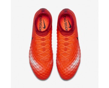 Chaussure Nike Magista Obra Sg-Pro Anti Clog Traction Pour Homme Football Cramoisi Total/Rouge Université/Mangue Brillant/Noir_NO. 869482-806