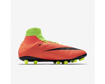 Chaussure Nike Hypervenom Phatal 3 Df Ag-Pro Pour Homme Football Vert Électrique/Hyper Orange/Volt/Noir_NO. 860644-308