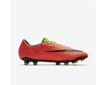 Chaussure Nike Hypervenom Phelon 3 Fg Pour Homme Football Vert Électrique/Hyper Orange/Volt/Noir_NO. 852556-308