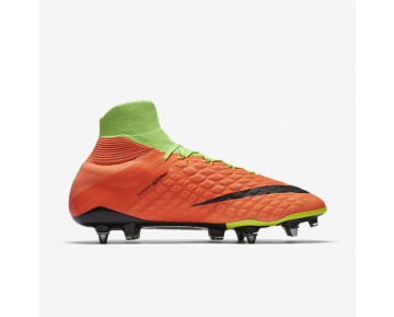 Chaussure Nike Hypervenom Phantom 3 Df Sg-Pro Pour Homme Football Vert Électrique/Hyper Orange/Volt/Noir_NO. 852553-308
