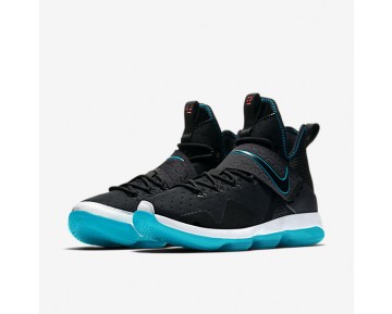 Chaussure Nike Lebron Xiv Pour Homme Basketball Noir/Bleu Verre/Noir_NO. 943323-002