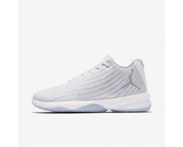 Chaussure Nike Jordan B. Fly Pour Homme Basketball Blanc/Platine Pur/Gris Loup_NO. 881444-100