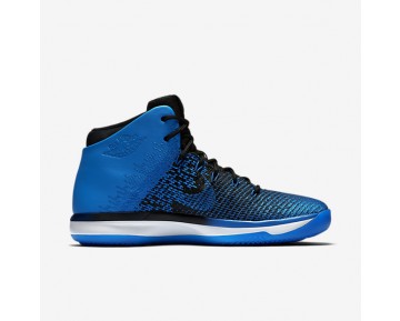 Chaussure Nike Air Jordan Xxxi Pour Homme Basketball Bleu Électrique/Noir/Blanc/Noir_NO. 845037-007
